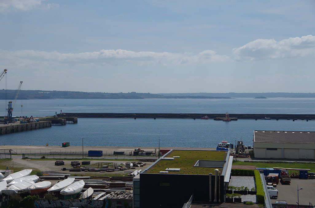 Photo Jardins vue de la Falaise - Iroise Promotion Brest Finist&egrave;re
